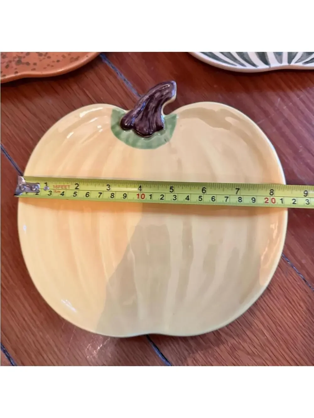 Vintage Williams Sonoma Autumn Gourd collection plates - set of 4